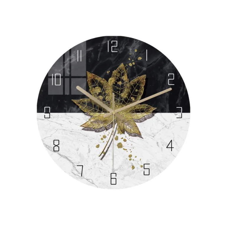 

Best Price Modern living room wall clock simple glass mirror decorative  wall quartz clock, Shown in figure