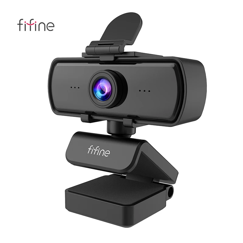 

Fifine Webcam 1080P Computer Webcam With Bulit in Microphone Full HD Camera Web Streaming Portable USB Webcam