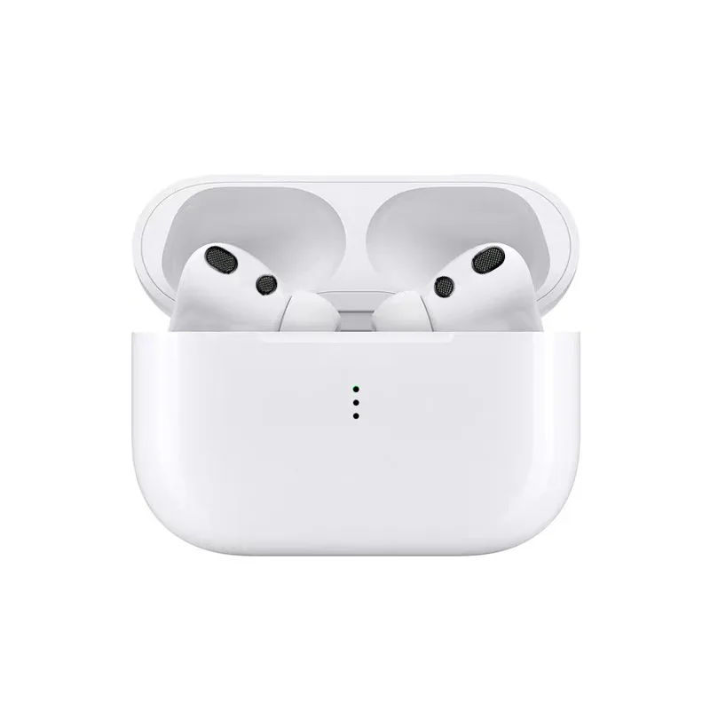 

Pogo high quality headset ANC Original logo GPS Rename 1:1 Pro 3 Wireless Earphone Earbuds for homeuse with FCC, White
