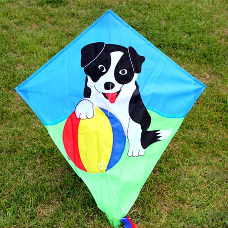 小狗串形风筝图片
