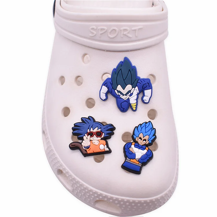 

2021 Hot New Products Designers Design Japanese Anime Character Clogs Shoes Ornaments, As picture/custom