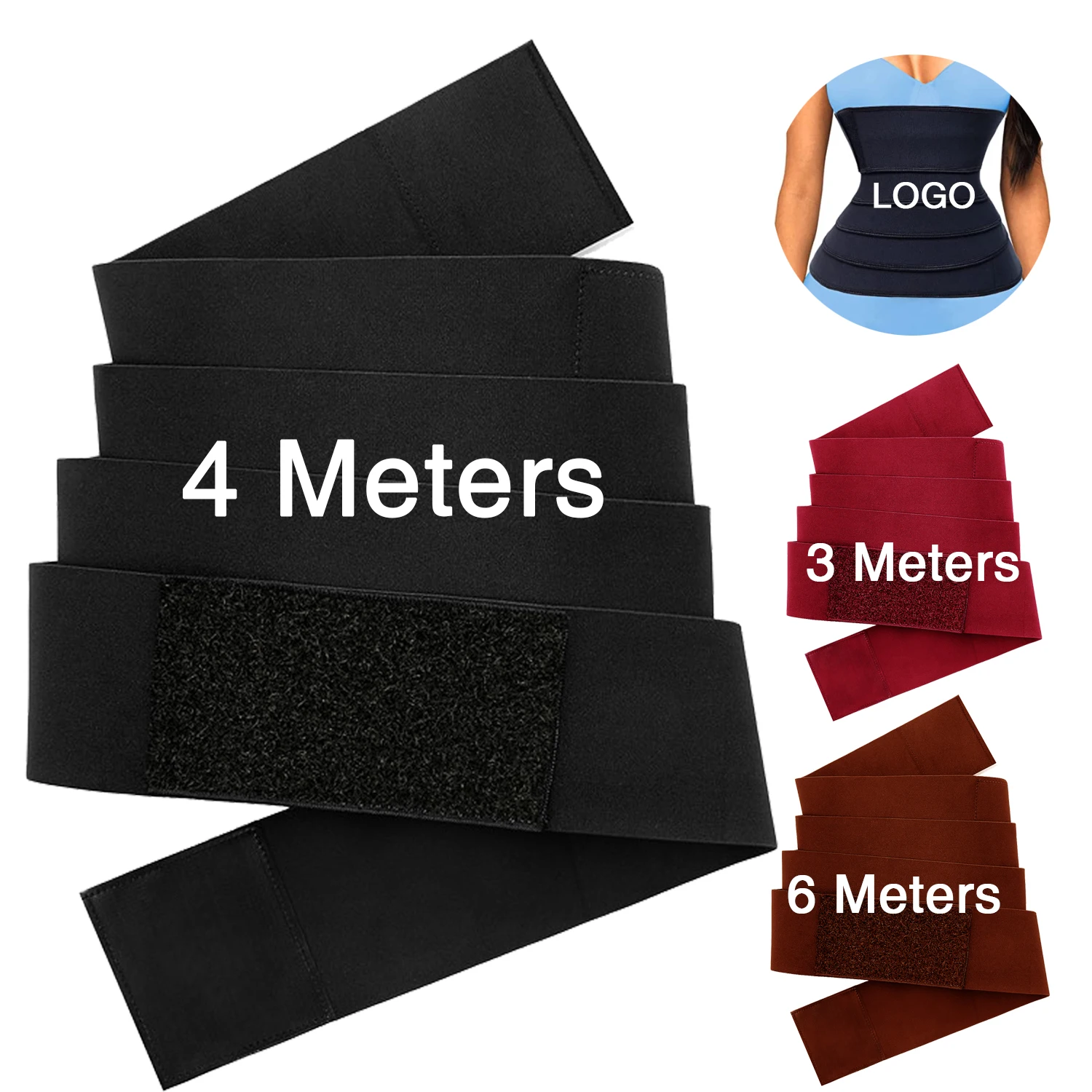 

Long Belly Wrap Breathable Slim Band Belly Fat Trimmer Tummy Control Waist Shaper Slimming Belt