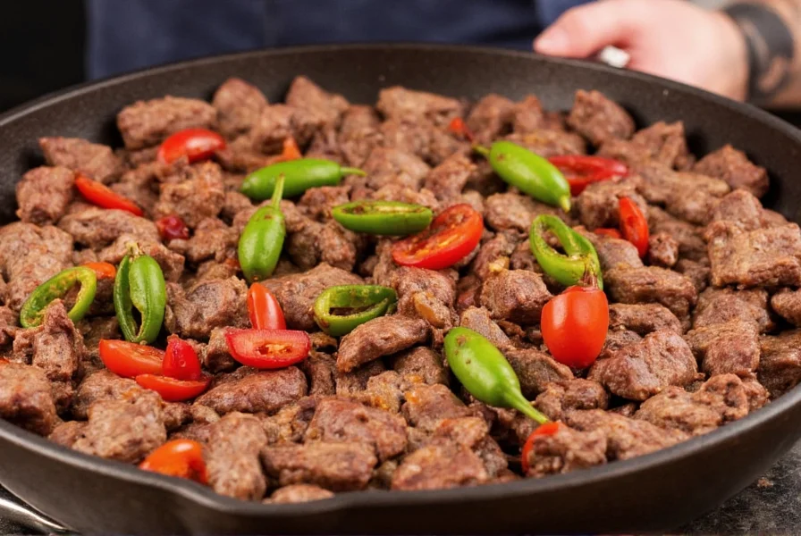 Different beef cuts suitable for fajitas