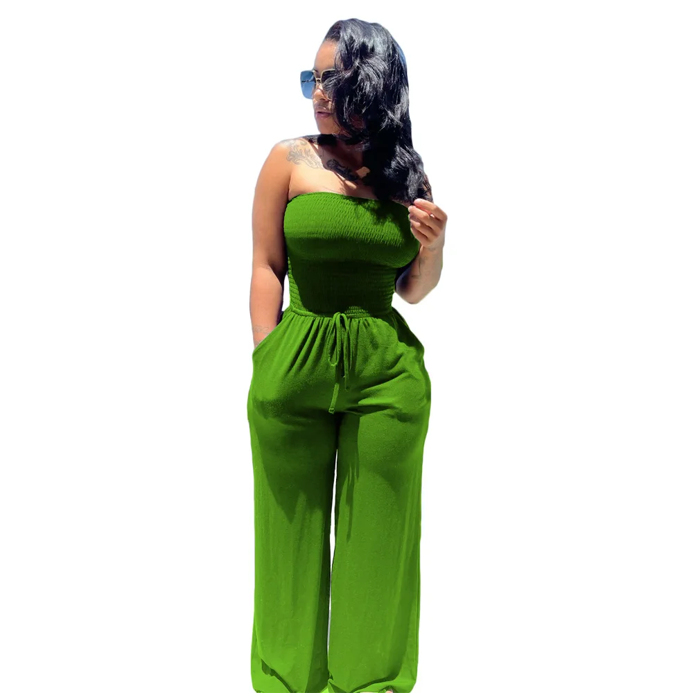 

Summer One Piece Custom Logo Embroider Bale Rompers Biker And Woman Jumpsuit