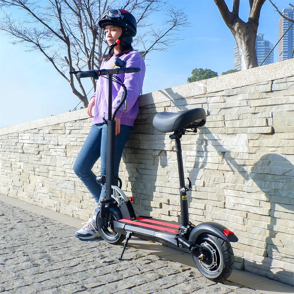 

Hot Sale High Quality 2 Wheels Electric Scooter 10 Inch Foldable Escooter Kugoo Pro Electric Scooter, Black