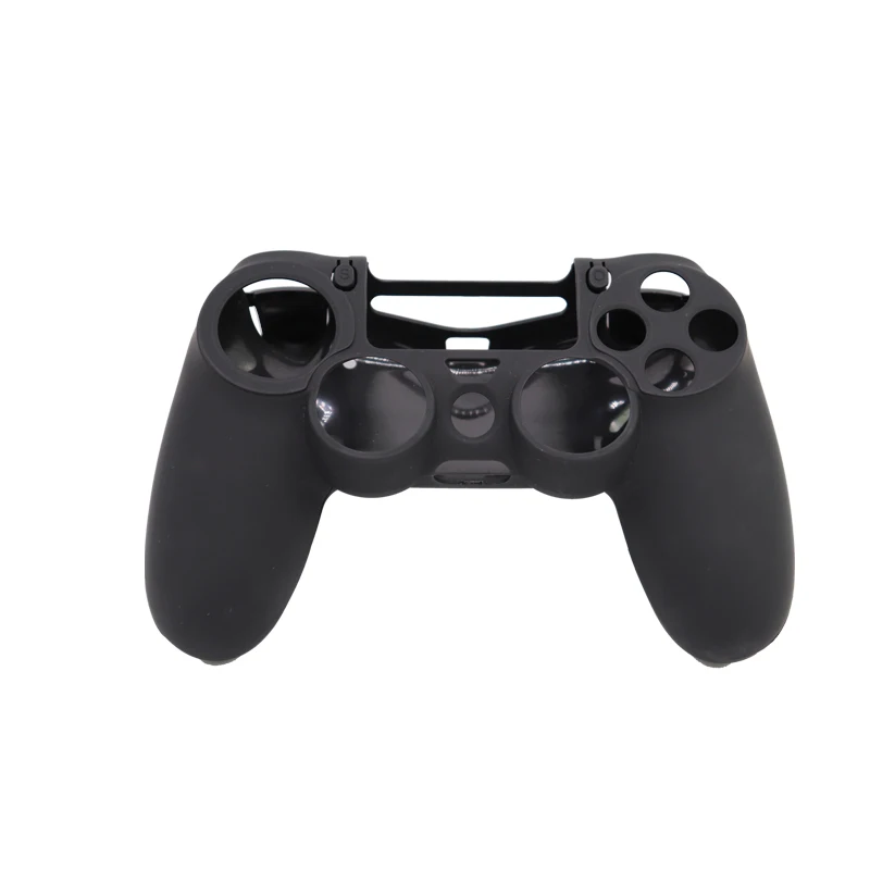 

Soft Silicone Rubber Skin Case For PS4 Gamepad Protective Cover For Sony Play Station4 Pro Slim Controller Camo Style, Black