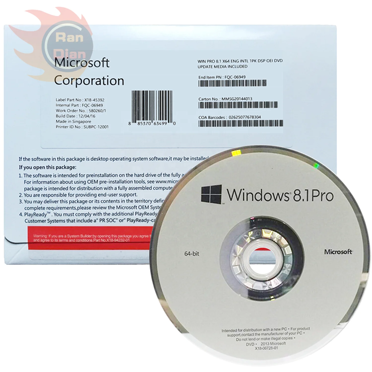 

Original Key Microsoft Windows 8.1 professional Software online activation windows 8.1 pro activation key