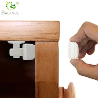 

Adhesive magnetic child safety lock hidden magnetic locks for cabinet safety lock