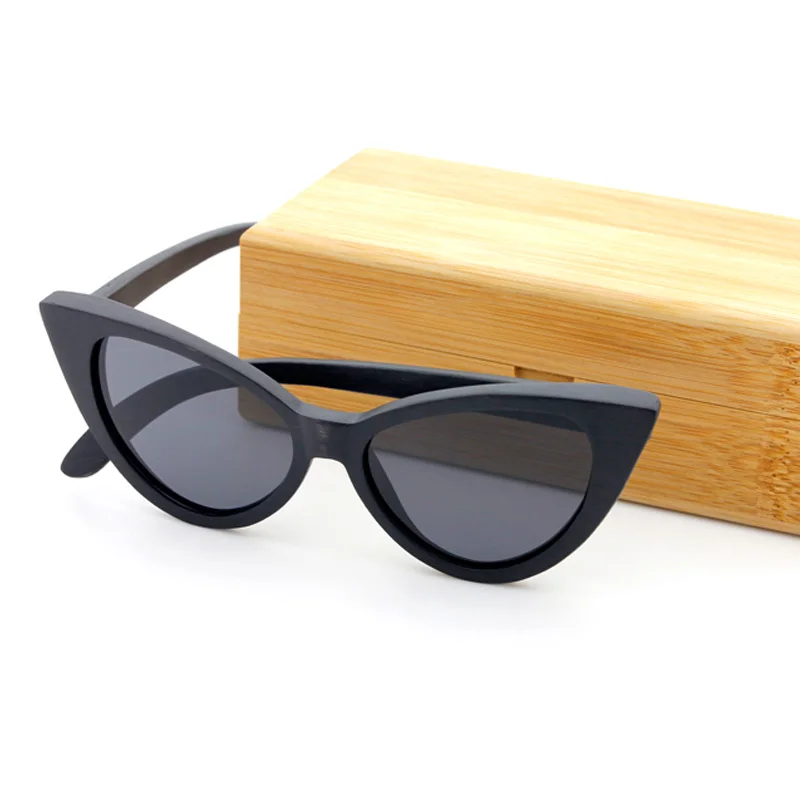 

2019 new wooden frame sun eyewear CE&FDA polarized bamboo sunglasses
