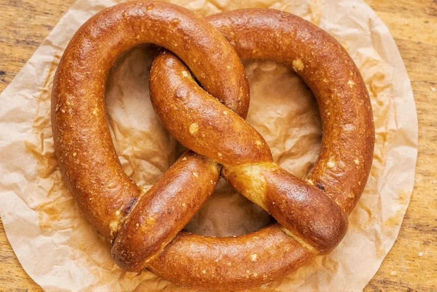 Step-by-step process of making homemade cinnamon sugar pretzels showing dough preparation, shaping, boiling, and coating