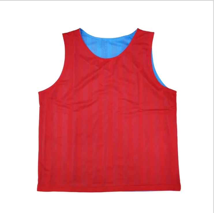 

High Quality custom logo double sided soccer football training vest