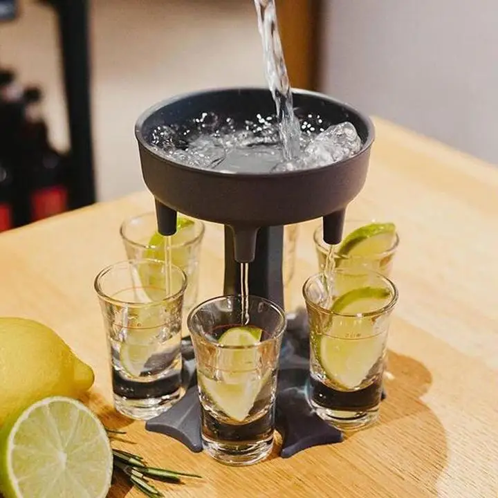 

6 Shot Glass Dispenser and Holder