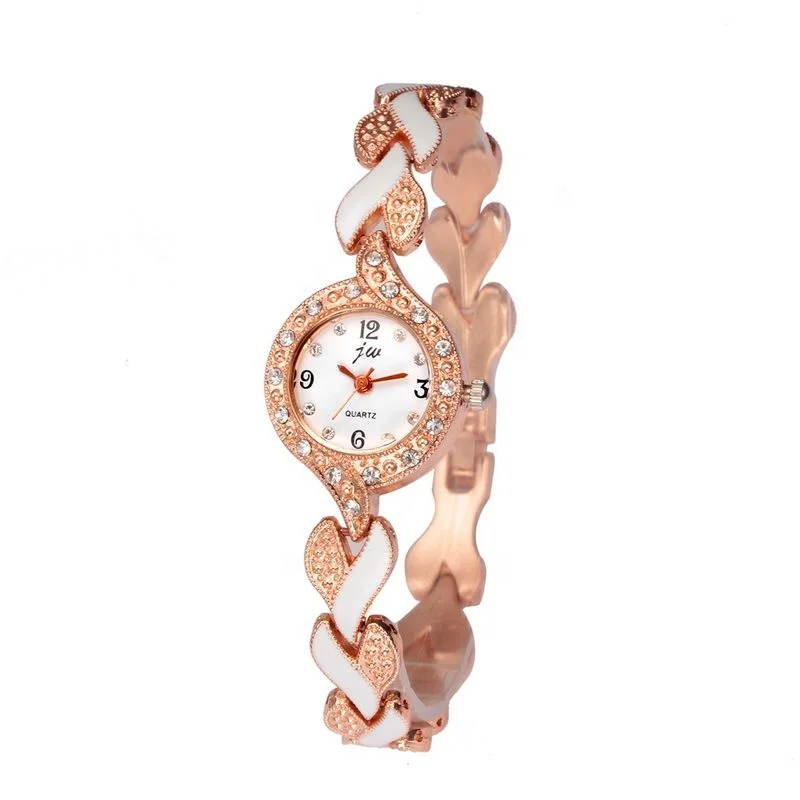 

712 New Fashion Watch Ladies Twist Bracelet Watch Women Ladies Rose Gold Simple Bling Lady Quartz Watch