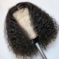 

Curly Bob Lace Front 100% Human Hair wigs Virgin Hair Vendors 130% Density Short Bob Wigs For Black Women Bob Wigs
