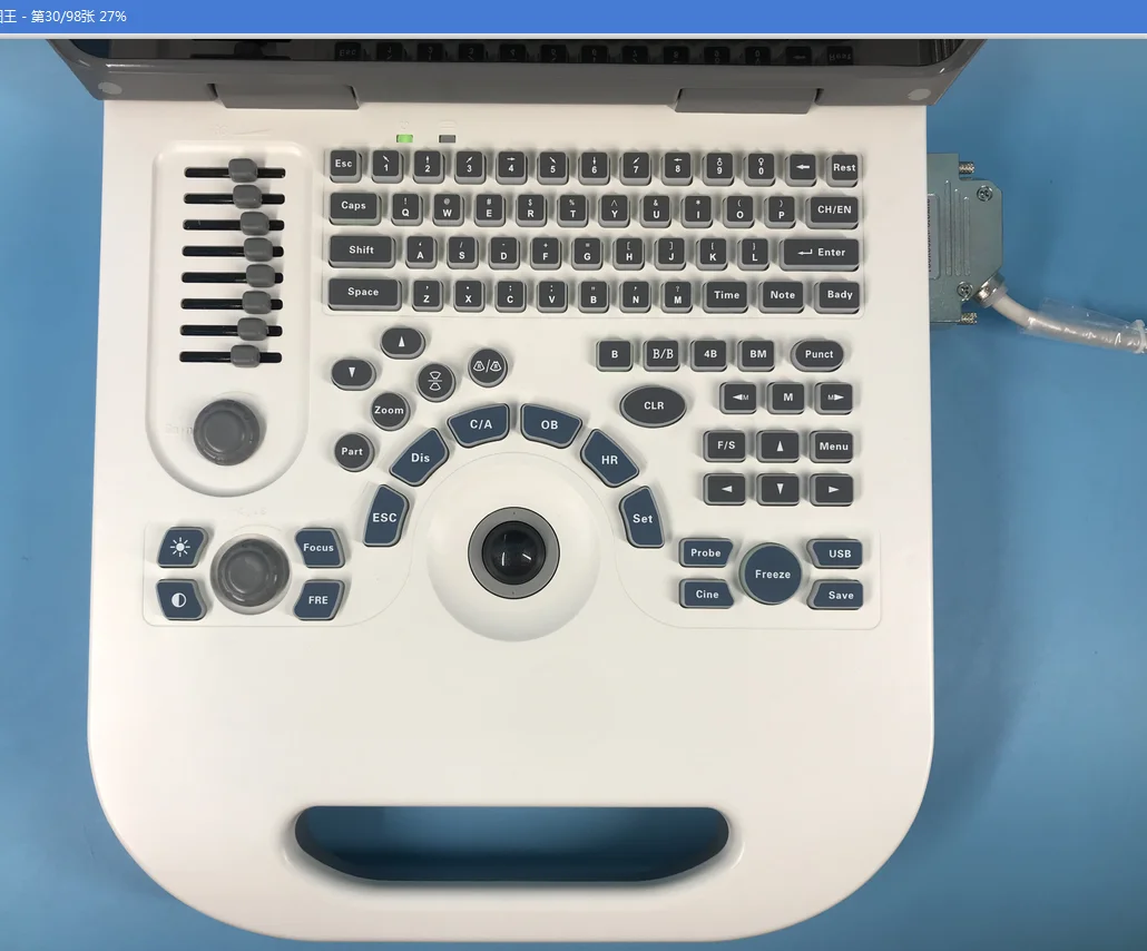 
New full digital portable 2d color echocardiography portable ultrasound machine for sale 