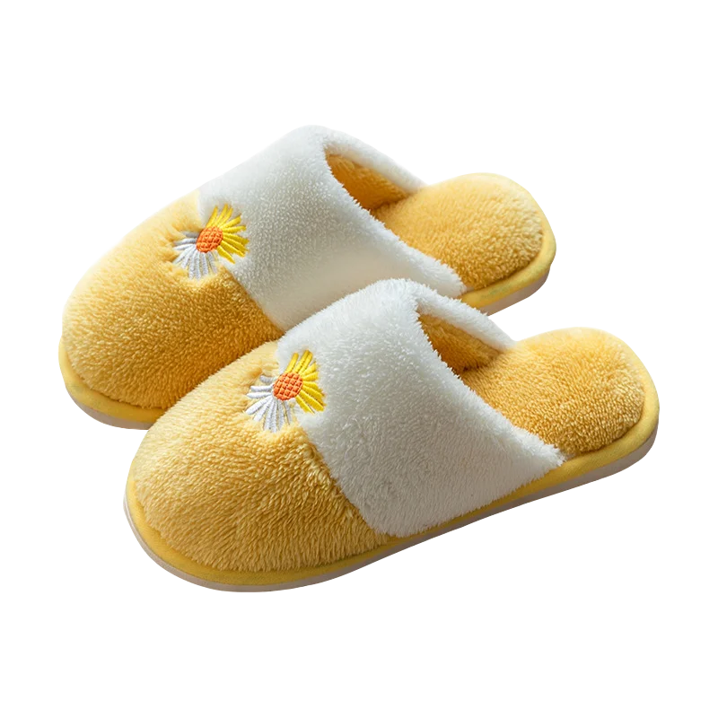 

2022 JOGHN Honour Me Wholesale Cute Smile Slippers Smile Face Pattern Slides Ladies Winter Indoor Flat Warm Happy Face House