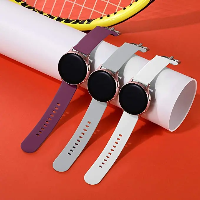 

Drop Shipping Fashion Wath Band For Samsung Galaxy Watch Active 2 Silicone Strap Replacement WristBand Wonen Men Fitness Sport