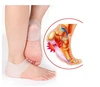 2pcs Night Gel Heel Sleeve Moisturizing Silicone Socks Heel Ankle Pain Relief Cushion Protector