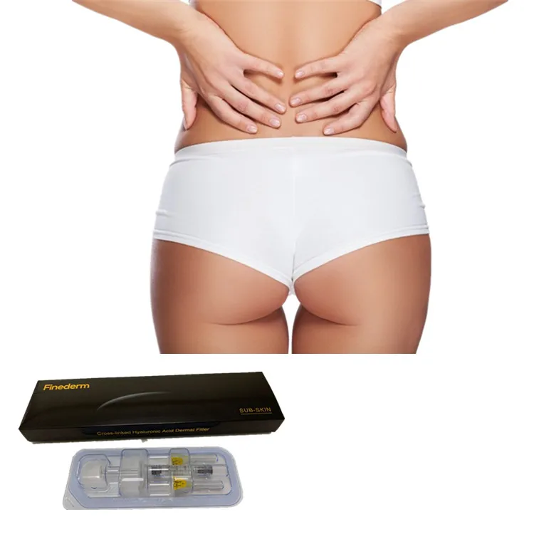 

Factory price subskin 20ml filler high quality injectable hyaluronic acid derma filler for buttock enlargement, Transparent