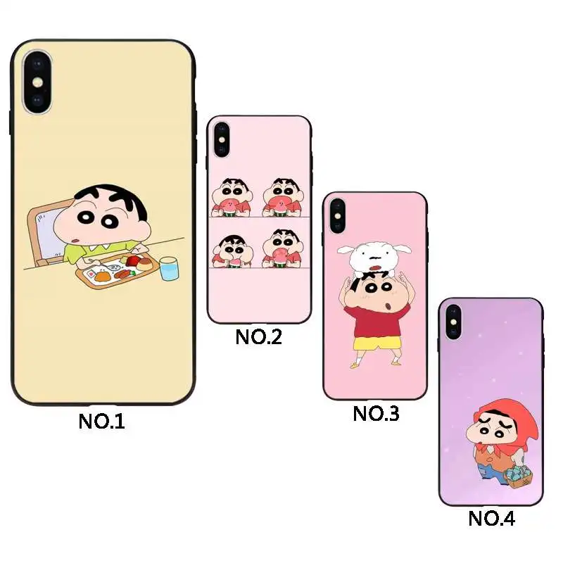 

Crayon Shinchan mobile phones covers for Samsung, Black