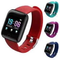 

116 plus reloj smart watch IP67 waterproof heart rate blood pressure Fitness Activity Tracker Watch