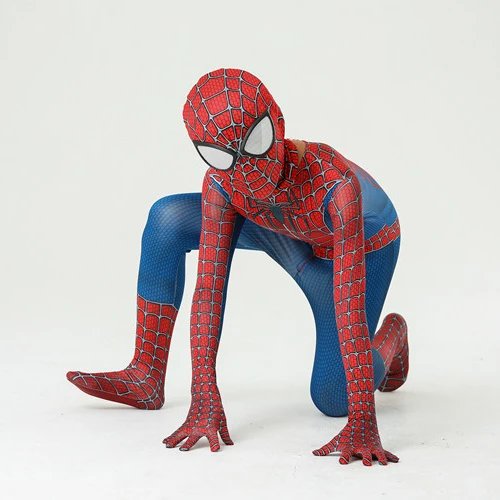 

Wholesale Movie Bodysuit Jumpsuit Marvel Superhero Anime Cosplay Spiderman Kids Spider Man Costume, Red