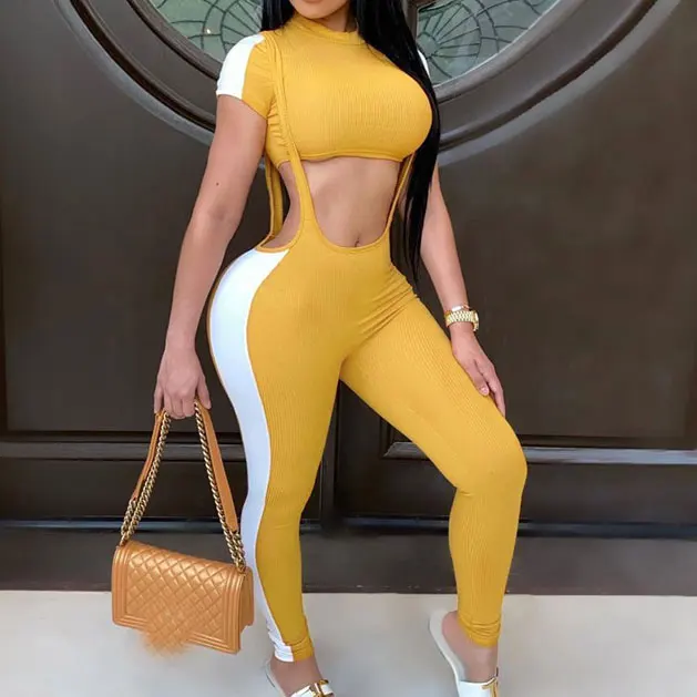 

FS2768A Hot sale woman 2 piece pants set ladies yoga pants set