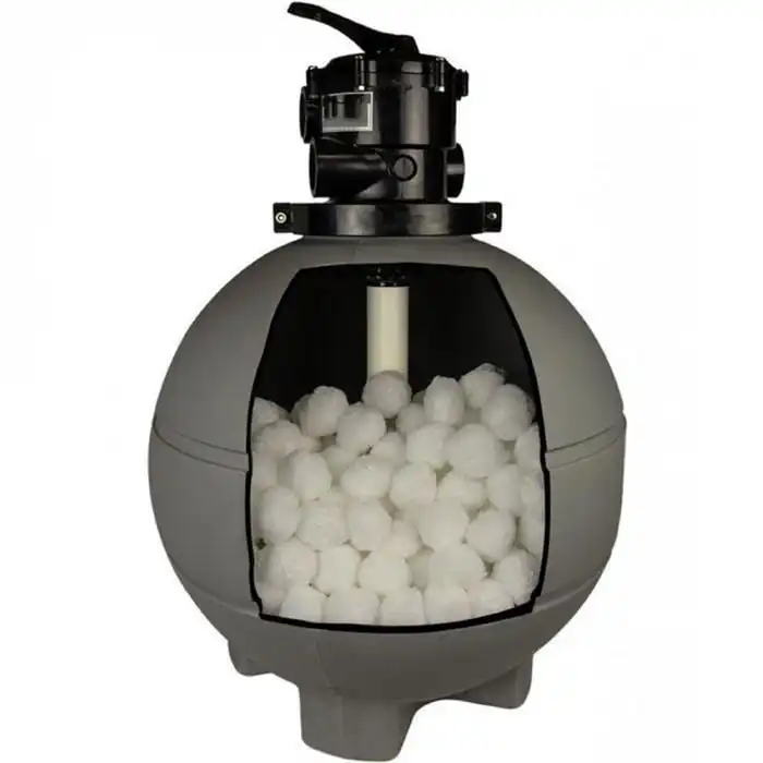 

Sand Replaced Fiber Ball Filter Media Filter swimming pool, White