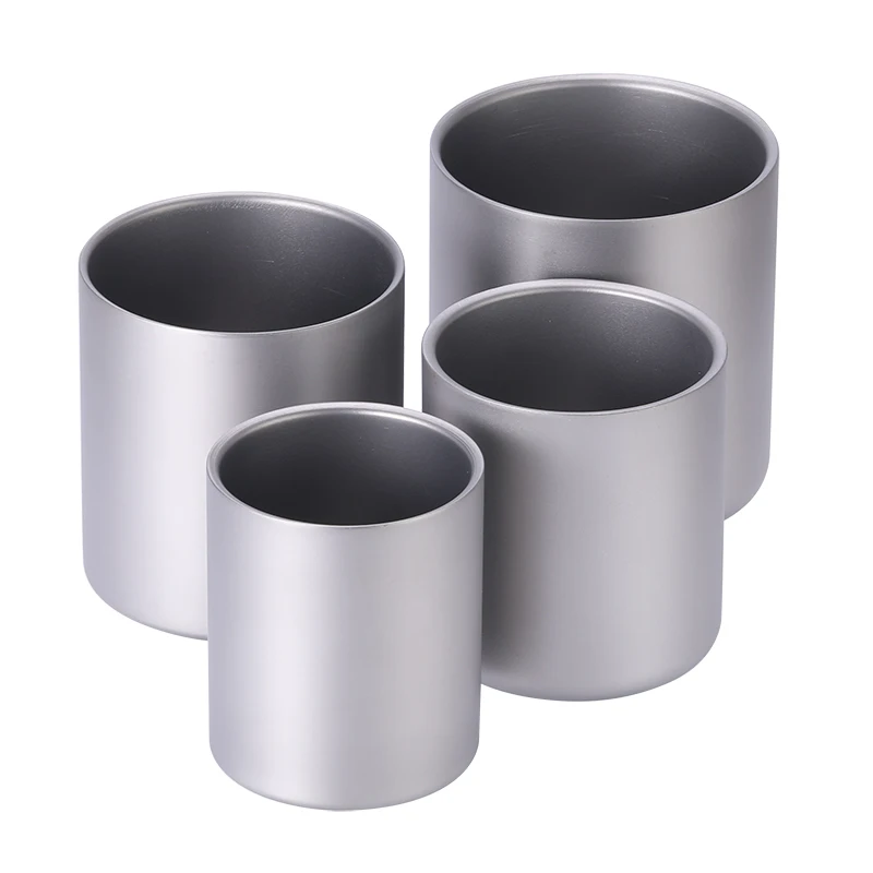 Chinese Products Coffee Mug Tea Cup  220ml-550ml Outdoor Indoor Office Daily Tableware Double Walled Titanium Water Cup