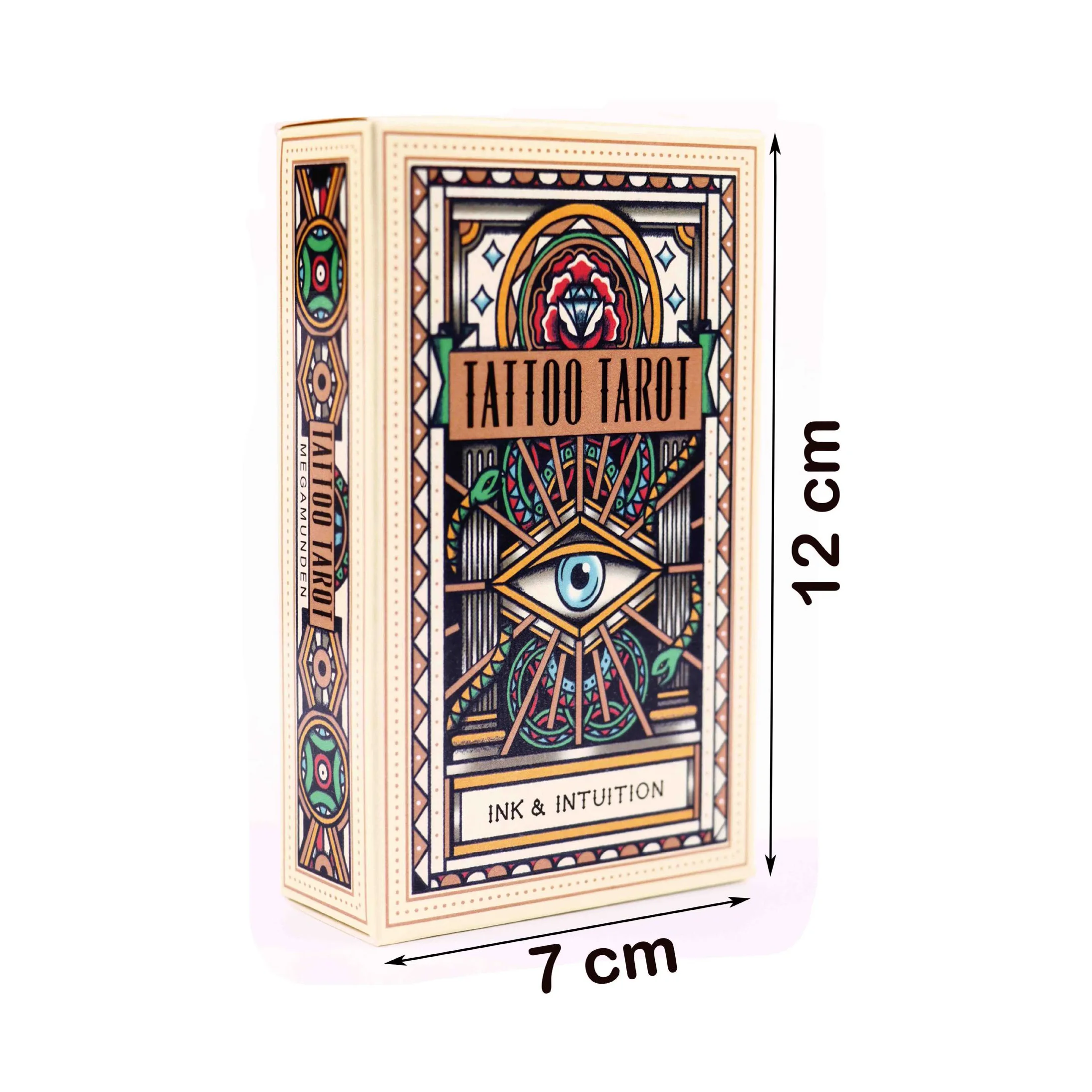 

New High Quality Tattoo Tarot Cards Fortune Guidance Telling Divination Deck Board Game With booklet Guidebook For Friend Game