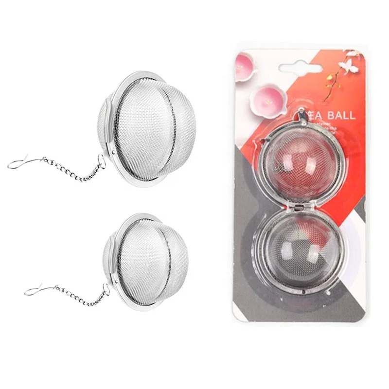 

Stainless Steel Mesh Strainer 4.5Cm Tea Infuser Ball with Blister, Stainless steel color