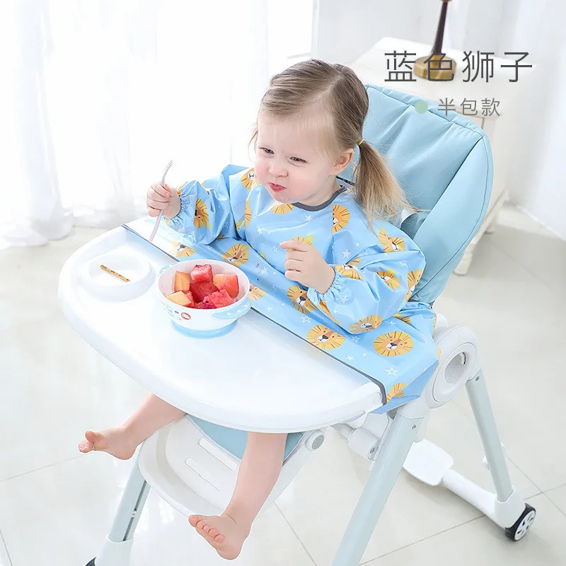 Baby Eating Bib Overalls Children's Aprons Children's Rice Pockets ...