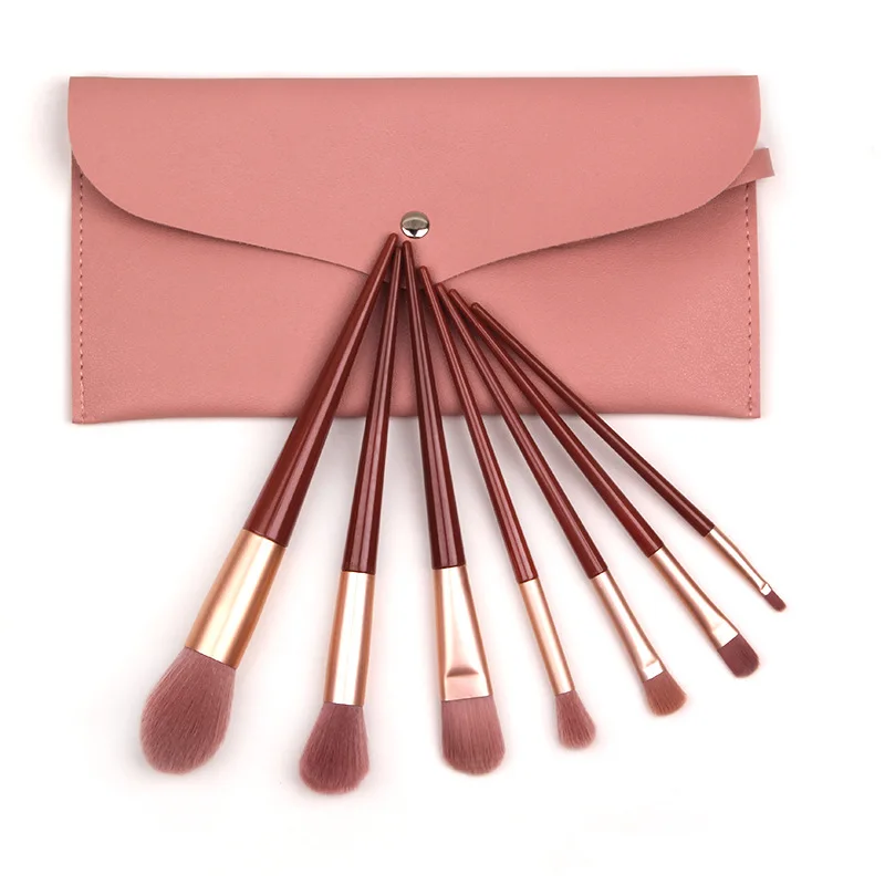 

7pcs Brush Set Vegan Private Label Cosmetic Makeup Brushes Kit Make Up Brush Set