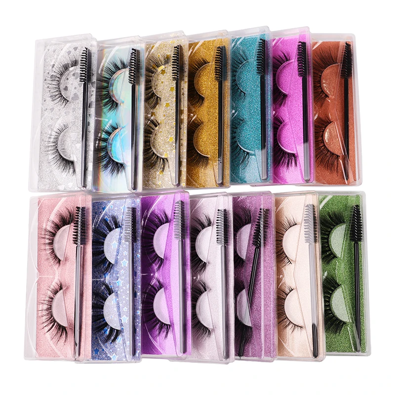 

private label high quality silk false eyelashes with brushes silk eyelashes high quality lower prices mink eyelash faux mink, Natural black mink eyelashes