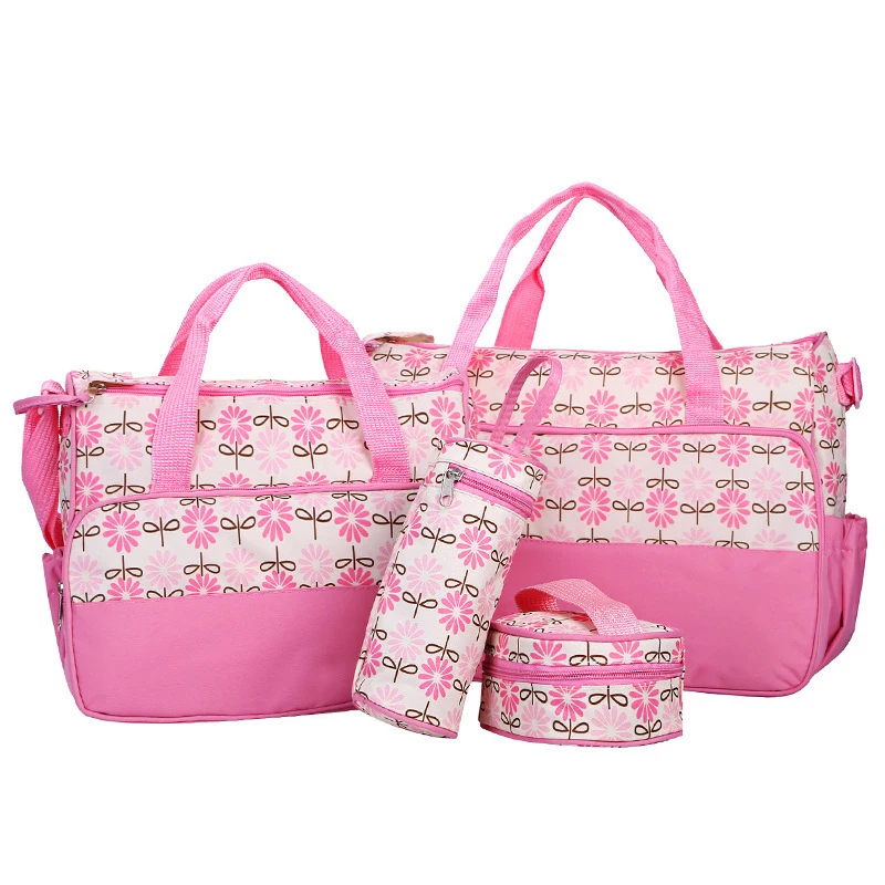 

Multifunctional Baby Folding Crib Bag Large Capacity Folding Travel Bag Mommy Diaper Bag Backpack Sets