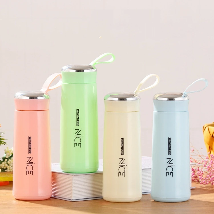 

Custom Logo Leak Proof Sports Travel Gym Glass Liner Drinking Water Bottle