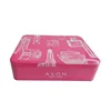 Bespoke Metal Tinplate Rectangular Cosmetic Tin Box For Make-up Kit