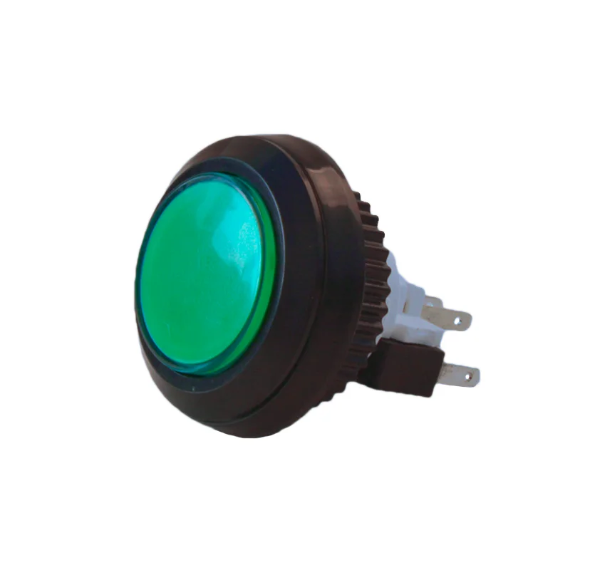 
34MM Game Machine Plastic Push Button Switch Arcade Push Button with 12V LED Light 