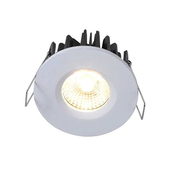 Vertex dimmable led bathroom recessed ceiling lighting down light low profile fire rated ip65 dimmable led downlights