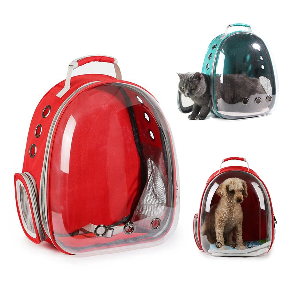 

Fashionable Dog Cat Backpack Transparent Bubble space Capsule Pet Carrier travel Bag