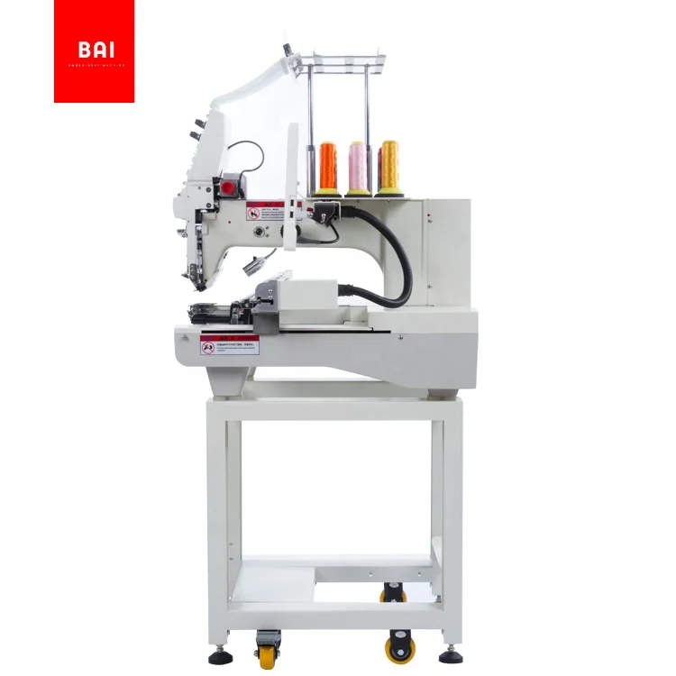
BAI computerized single head embroidery machine for flat hat t shirt 