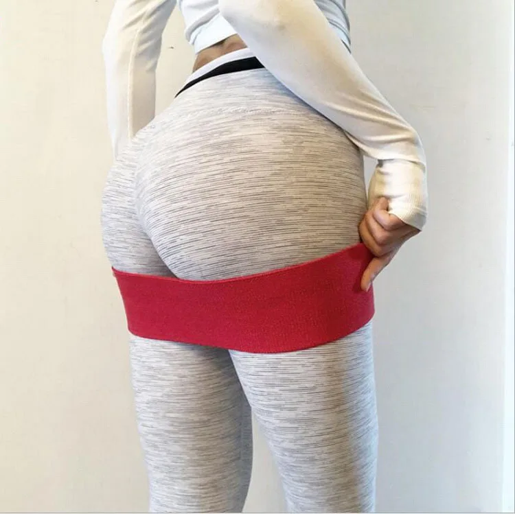 

Colorful New Style Fabric Exercise Band Non Slip Booty Hip Band Circle Resistance Band For Squat Exercises