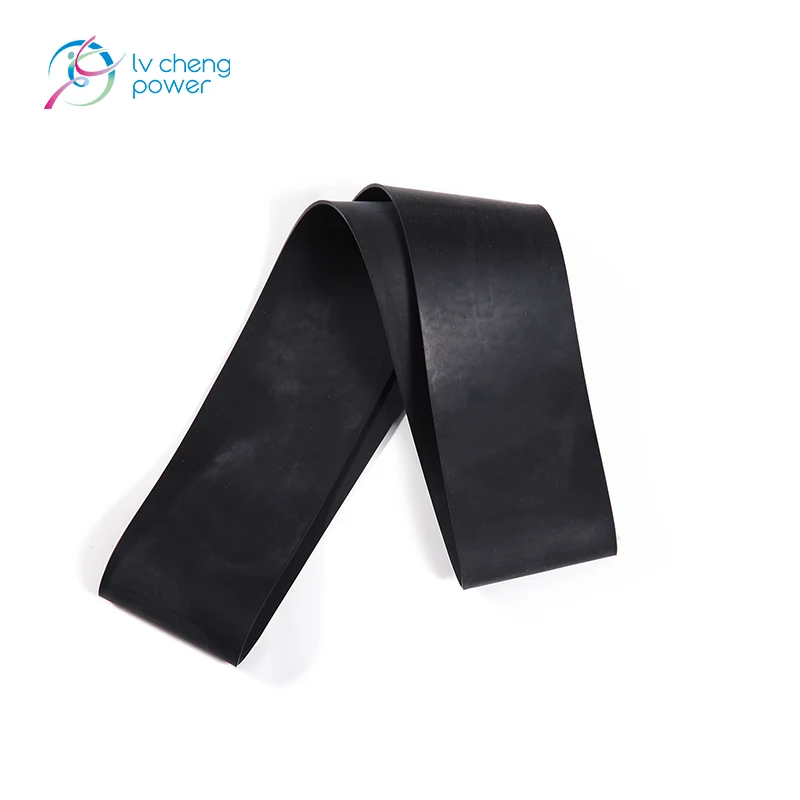 

Eco friendly Hot sport Customized Logo Relieve tension Fitness Latex Rope, Black
