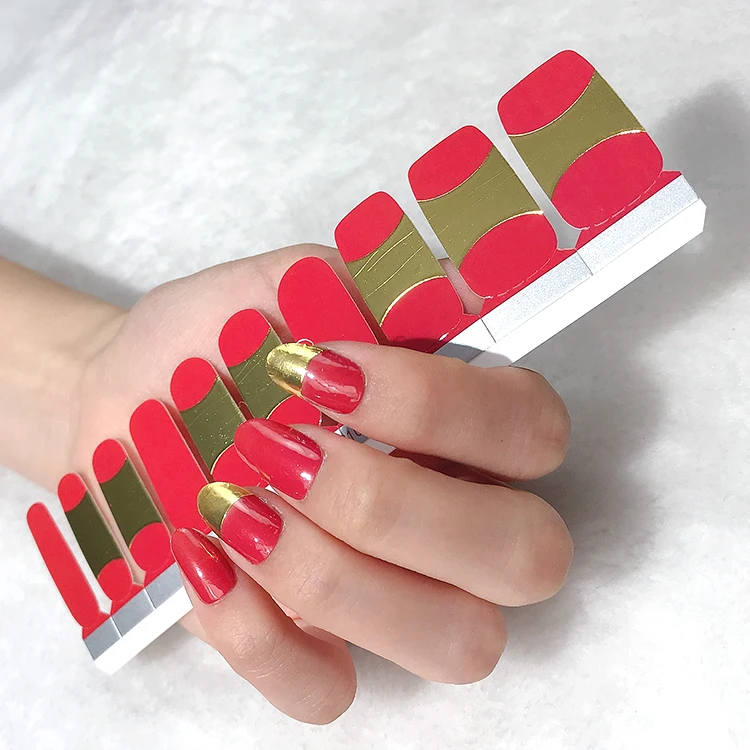 

Online Shopping 2021 Nail Sticker Waterproof 3D Nail Art Wraps For Woman, Colorful