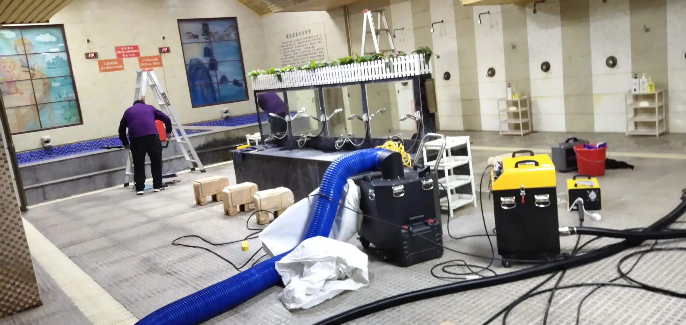 Central Air Conditioning Duct Cleaning Machine With Dust Collection