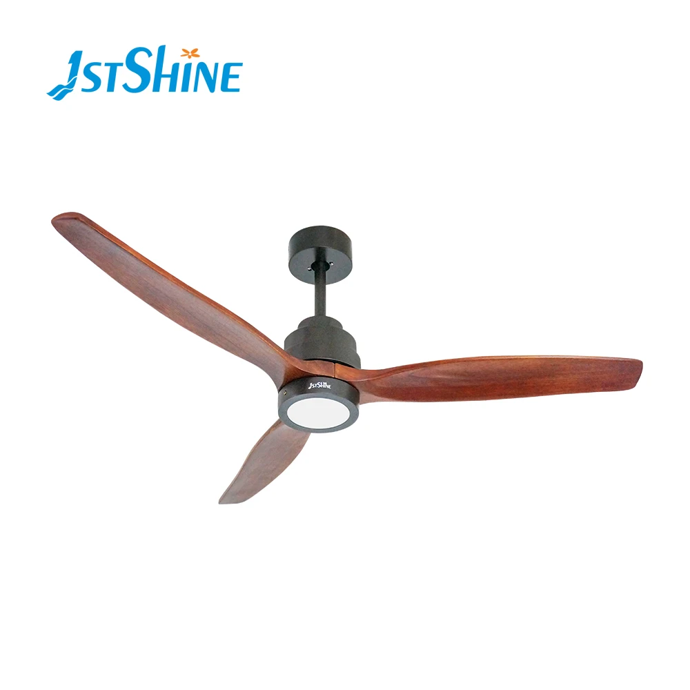 1stshine 52 inch wood blades mountain air outdoor decorative ceiling fan with led lights remote control