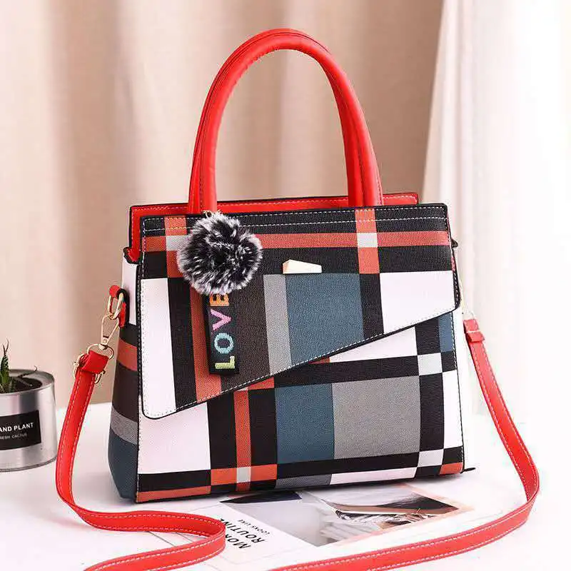 

2021 new design handbags wholesale strap bags women handbags ladies purses and handbags for women, 6 colors