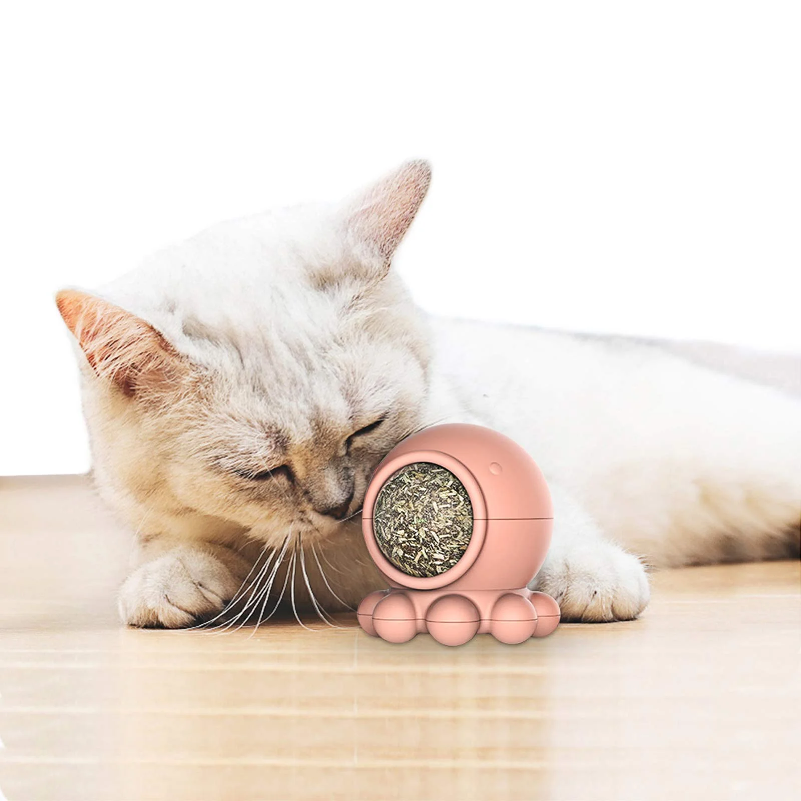 

Cat Toys Interactive Catnip Ball Pet Edible Teeth Grinding Octopus Shape Design Mint Soft Pets Products Supplies for Cats Kitten