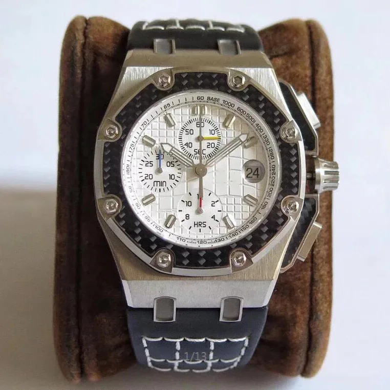 

Oak CaL.2840 automatic chronograph movement Montoya JF carbon fiber bezel limited edition mechanical watch