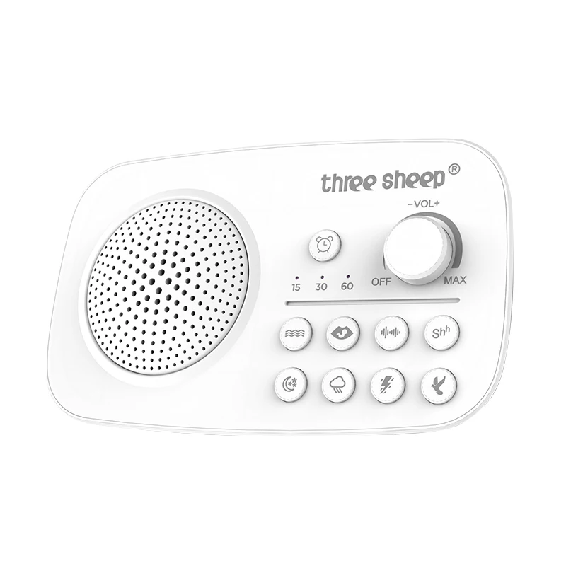 

Baby White Noise Sound Machine For Sleeping With Sleep Aid 8 Sounds Timer Baby Sleep Soother, White+greem
